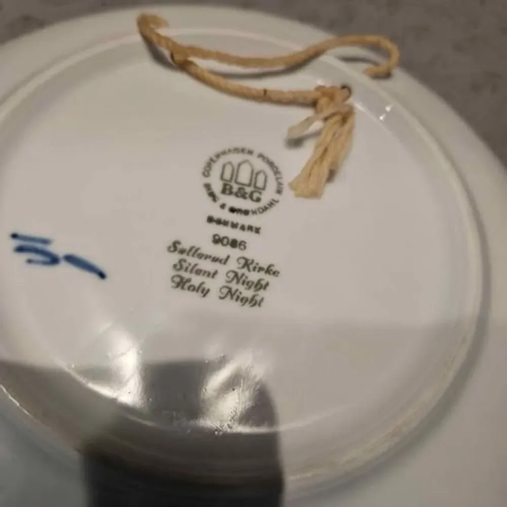 B&G Copenhagen 1986 Christmas Plate After Jule 7
